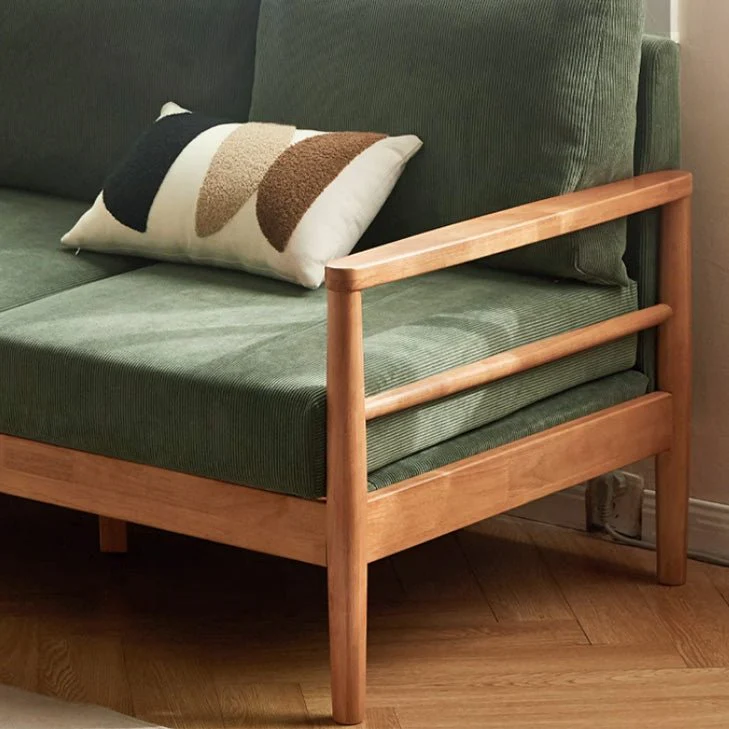 Akita Solid Rubber Wood Sofa - Image 2