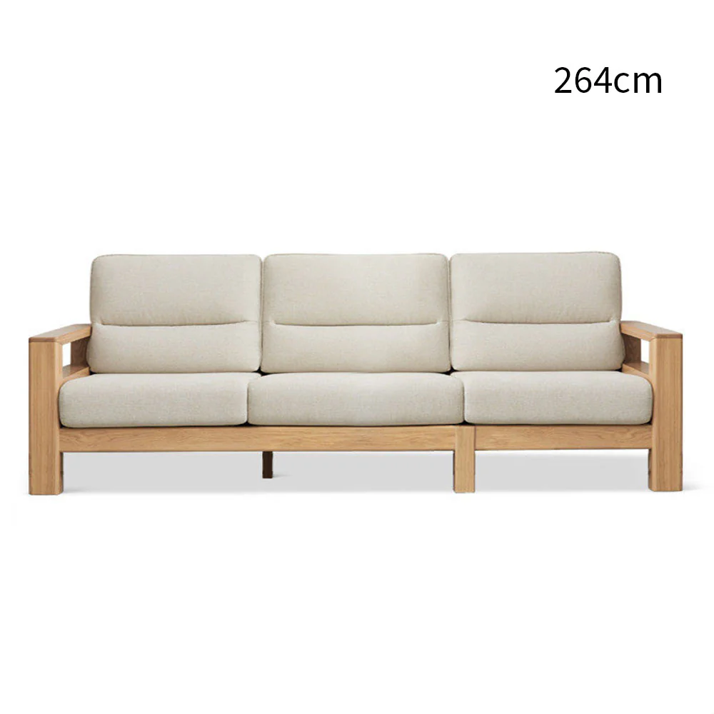 Antillo Natural Solid Ash Sofa - Image 17