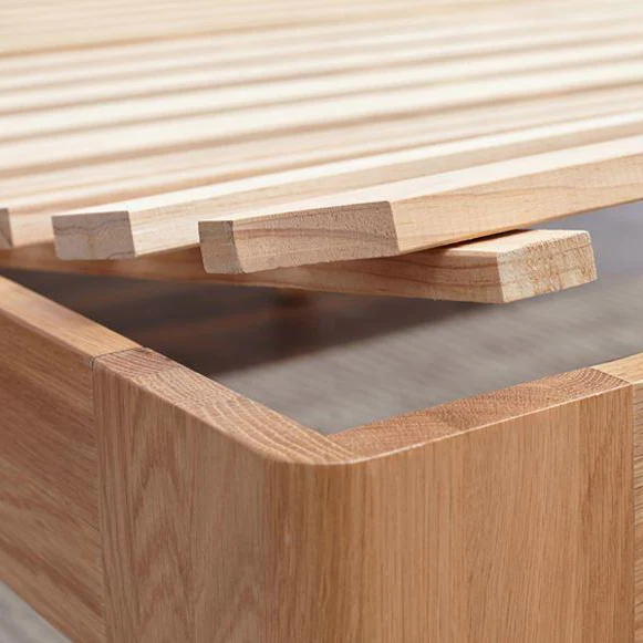 Berlin Natural Solid Oak Bed Frame - Image 10
