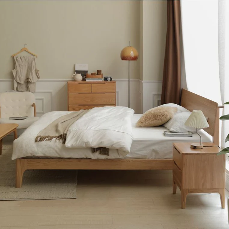 Berlin Natural Solid Oak Bed Frame - Image 4