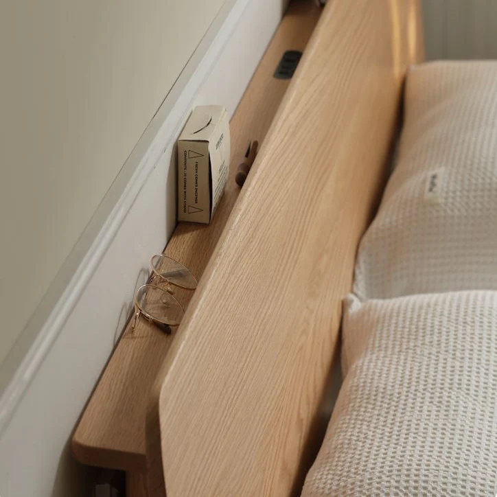 Berlin Natural Solid Oak Bed Frame - Image 8