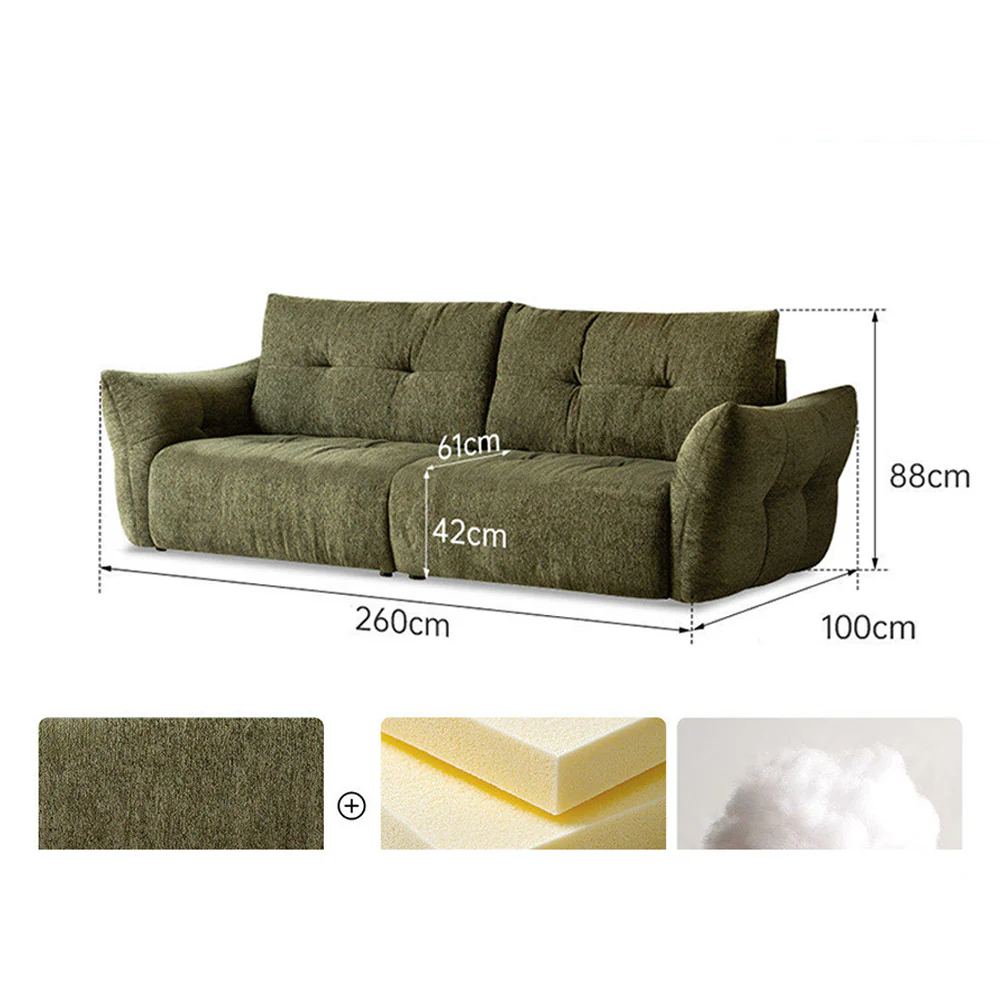 Blancas Chenille Sofa - Image 9