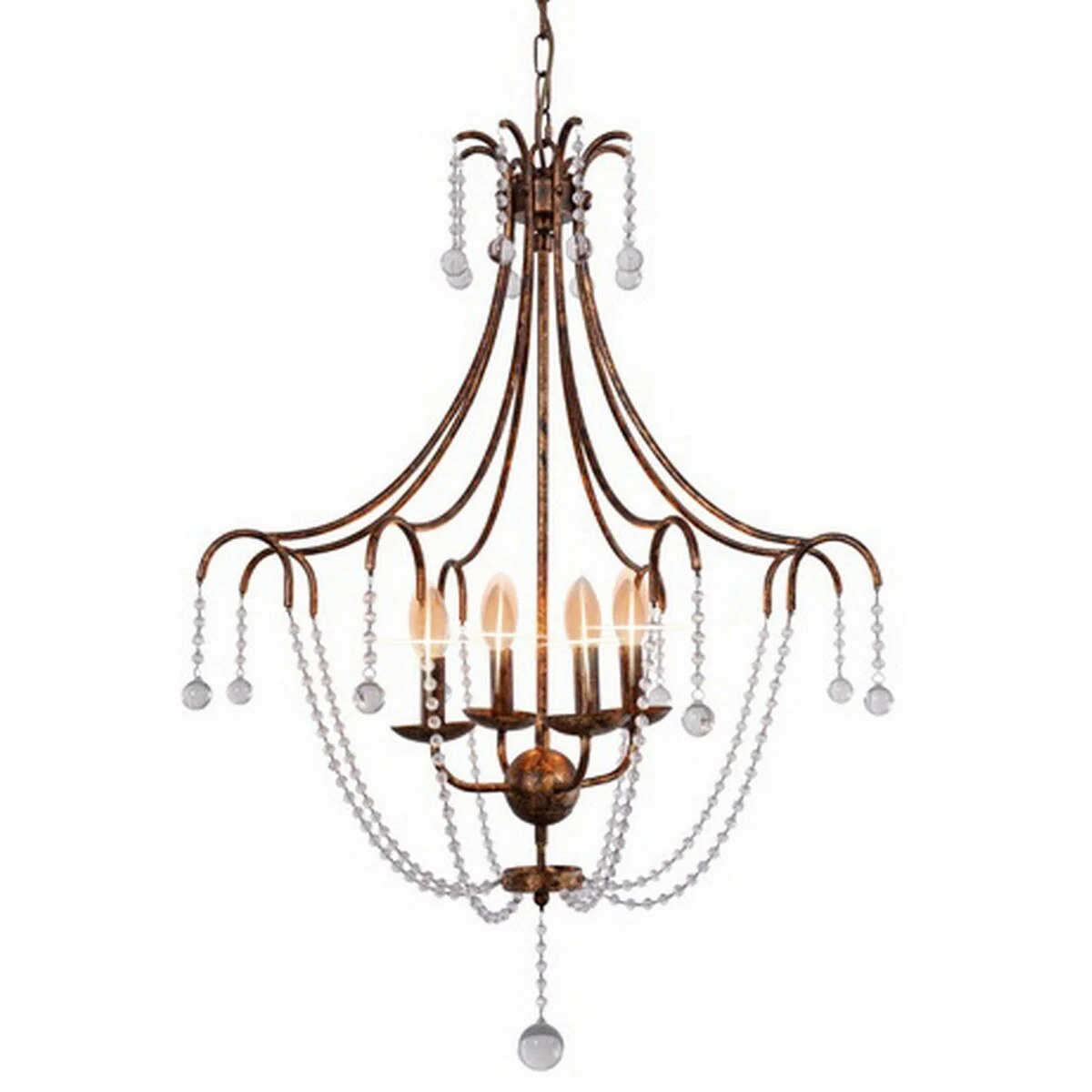 Gilded Antique Gold Pendant Light RRL4044