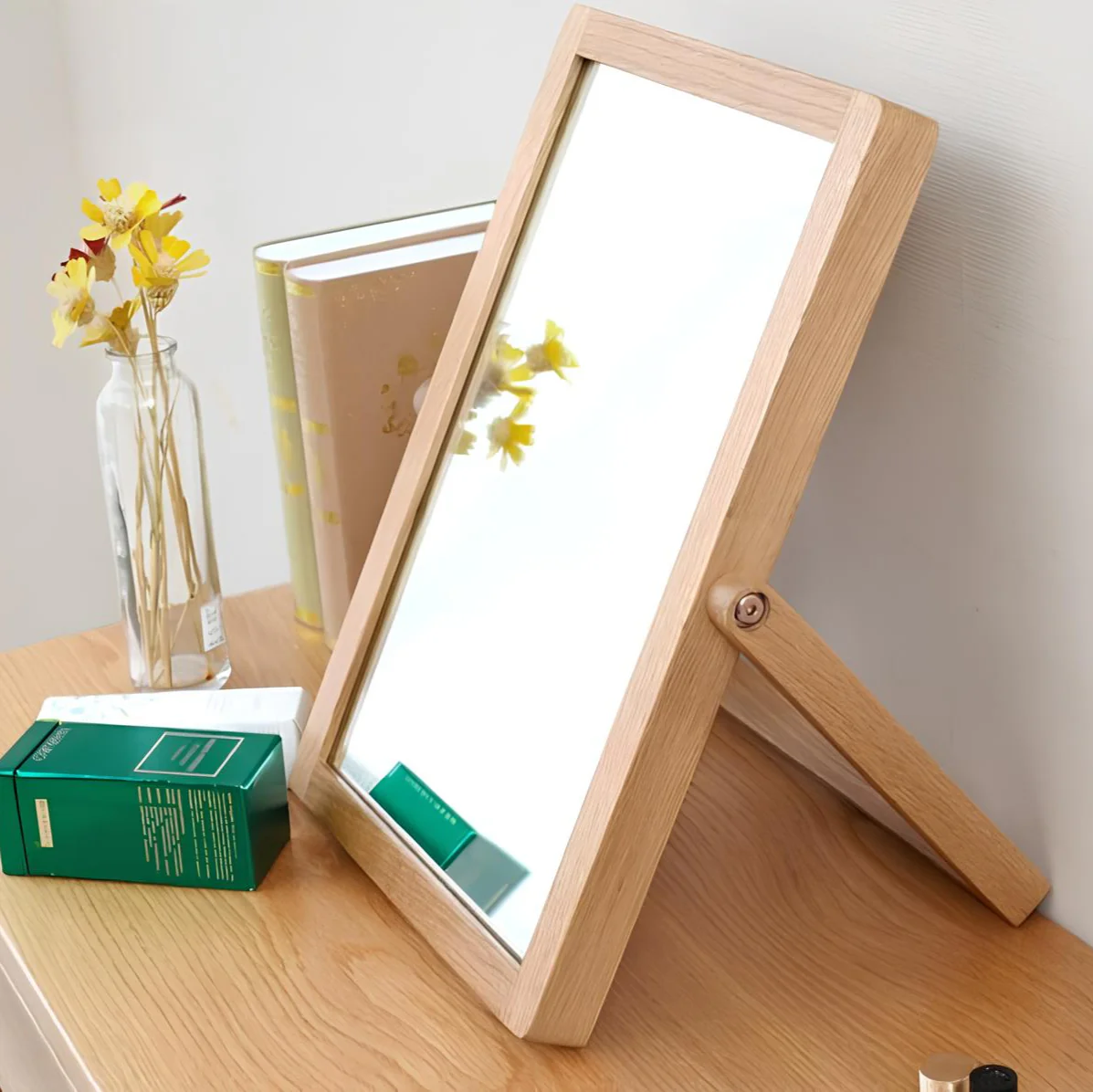 Humbie Oak Table Mirror - Image 3