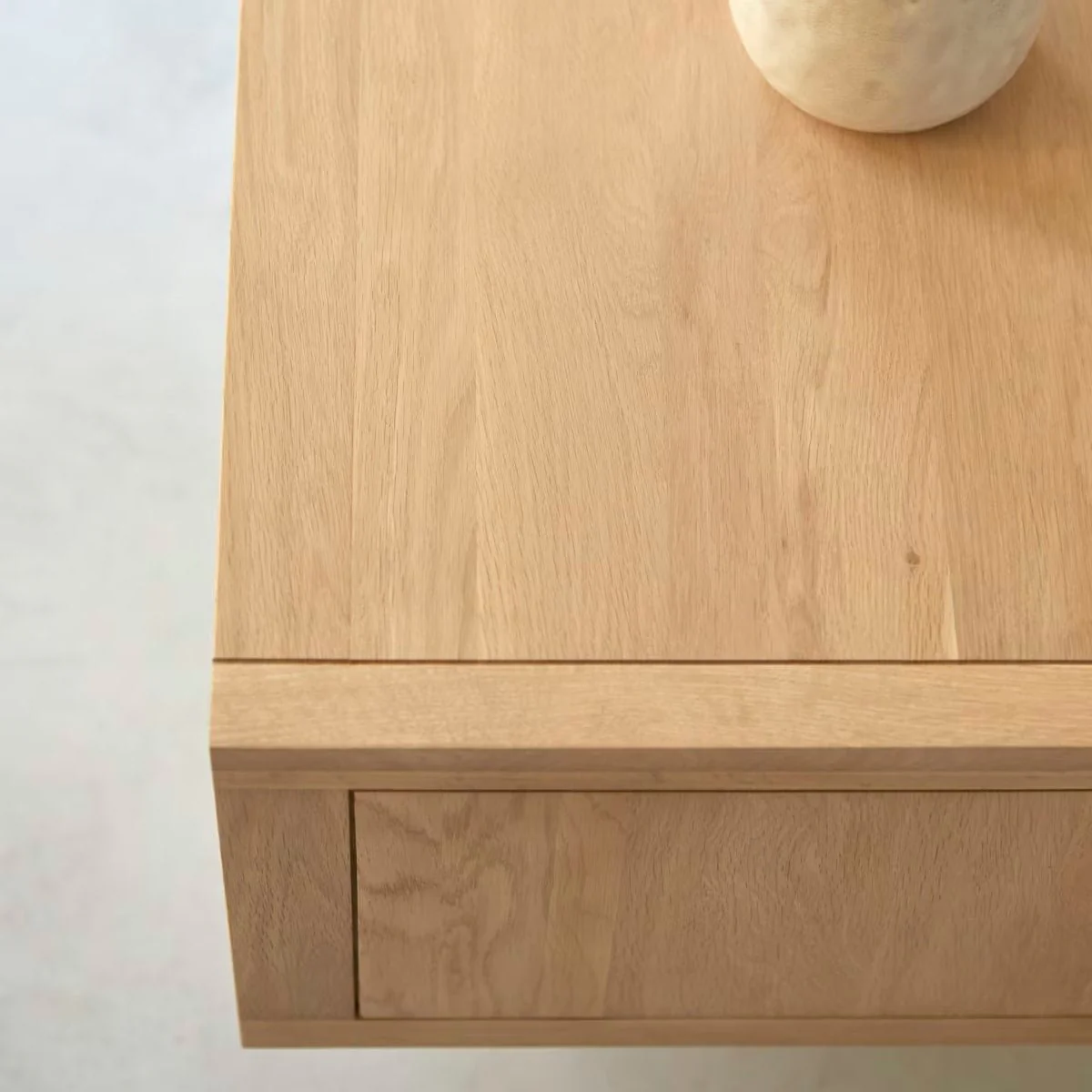 Lorris Natural Solid Oak Entertainment Unit - Image 4