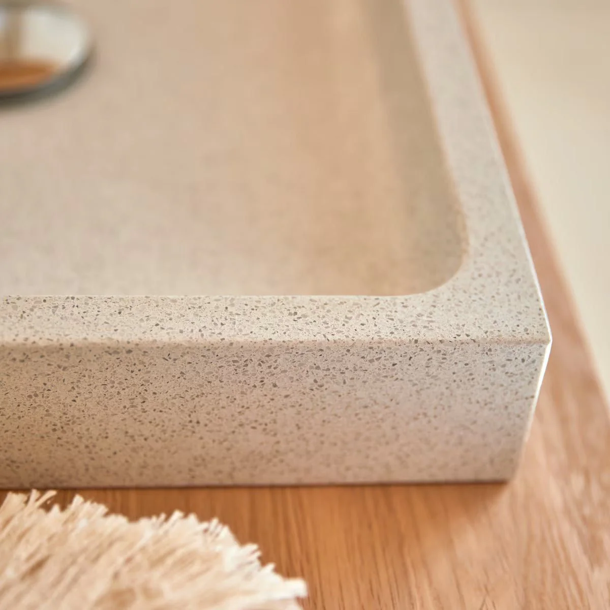 Louin Square Premium Terrazzo Basin - Image 4