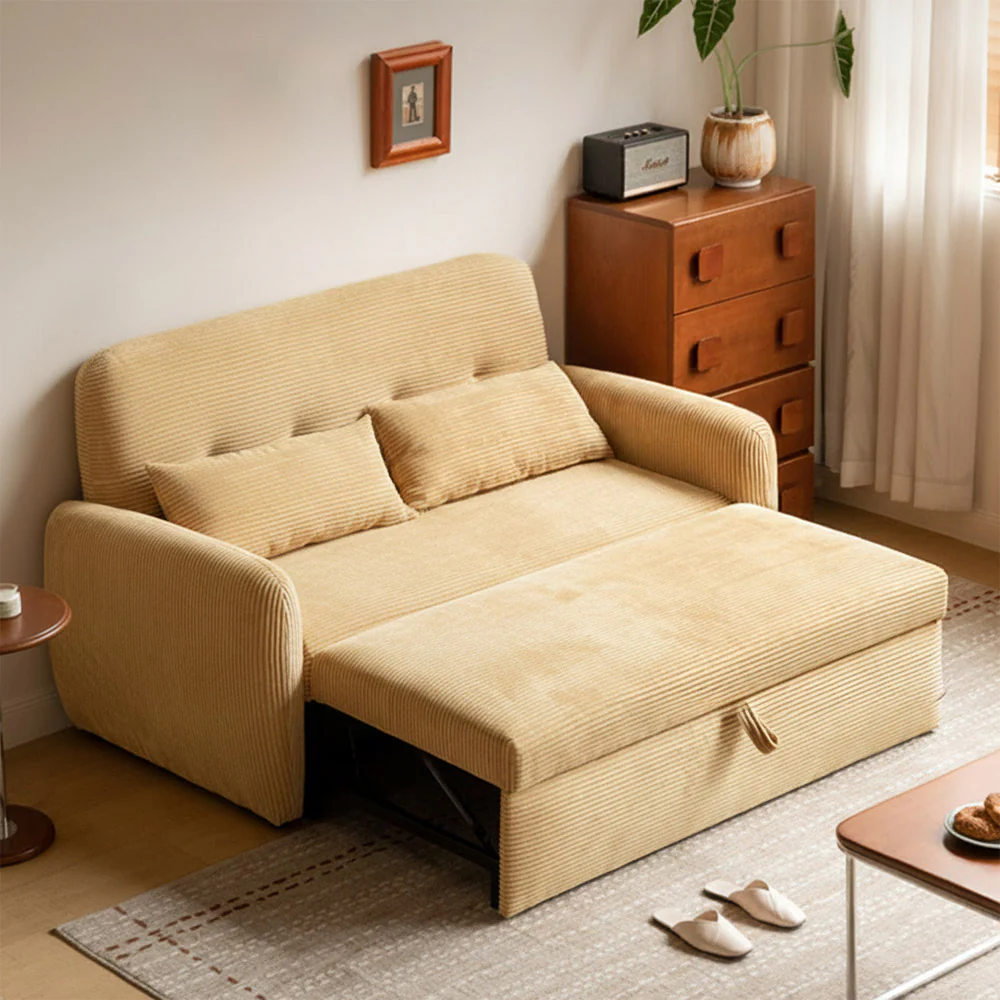 Lucca Corduroy Sofa Bed - Image 4
