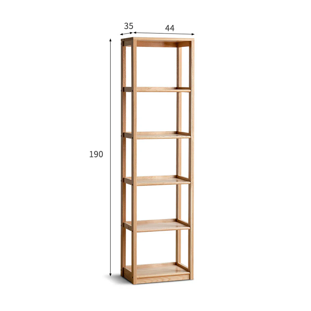 Medolla Natural Solid Oak Storage Shelf - Image 9