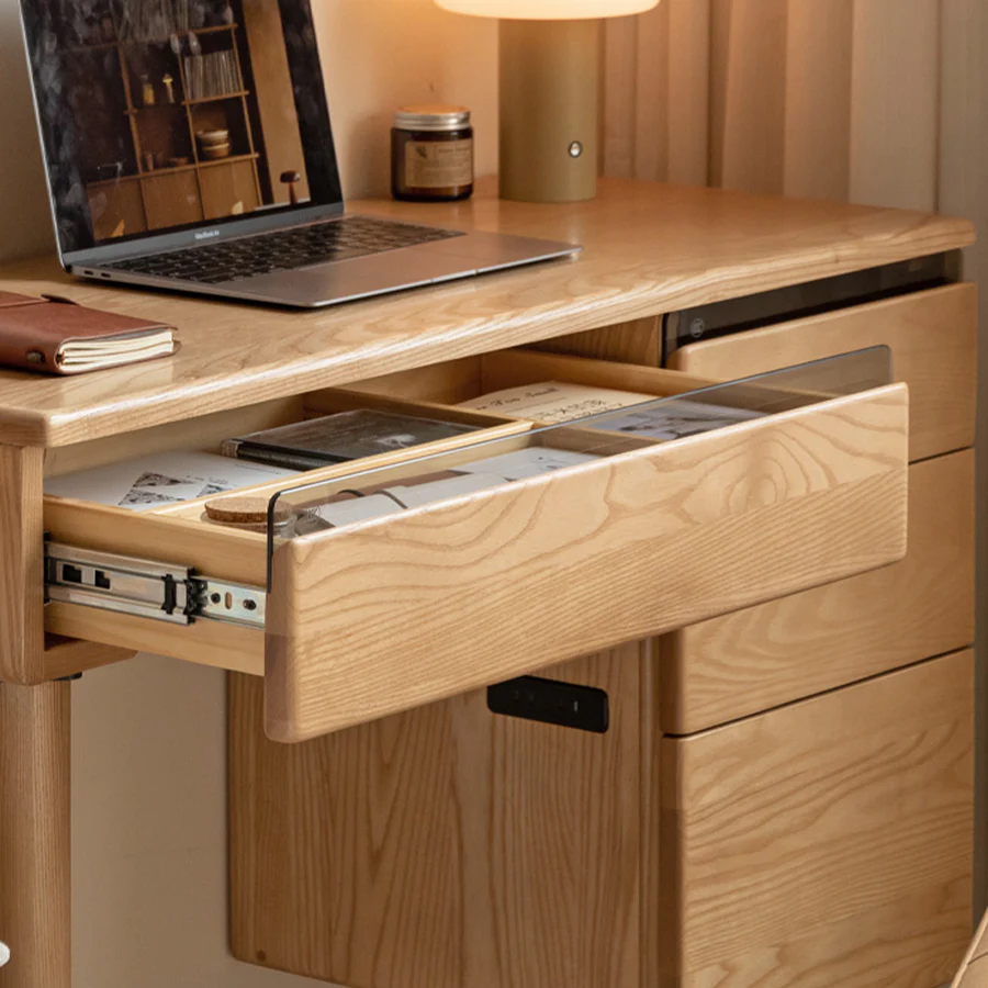 Montclar Natural Solid Ash Dressing Table - Image 6