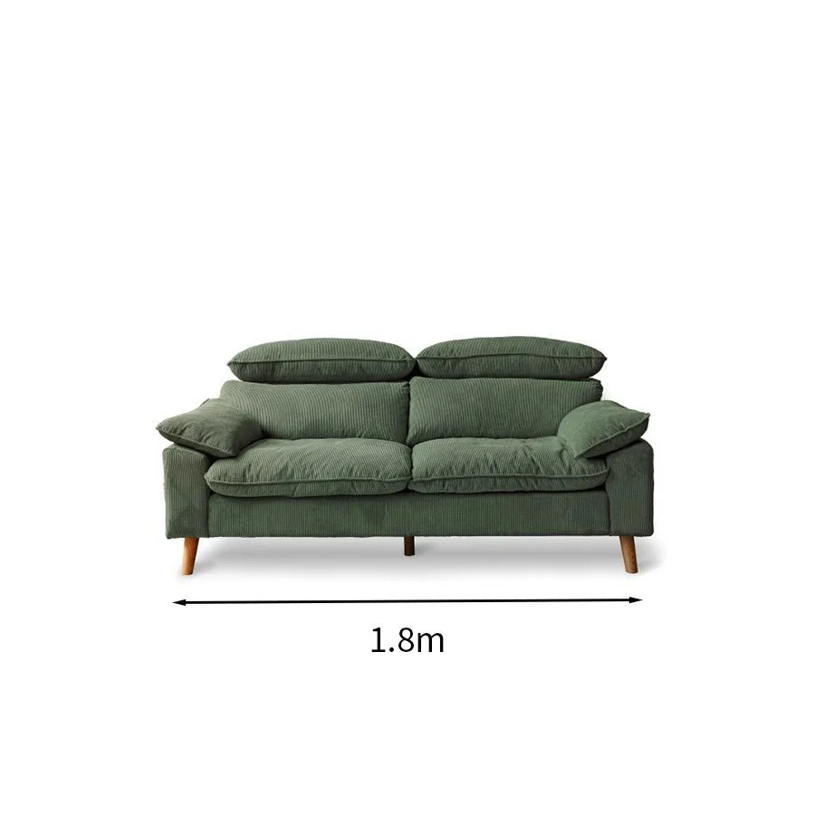 Mork Corduroy Fabric Sofa - Image 8