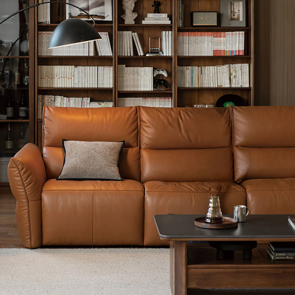 Muros Genuine Leather Electric Recliner Sofa - Image 3