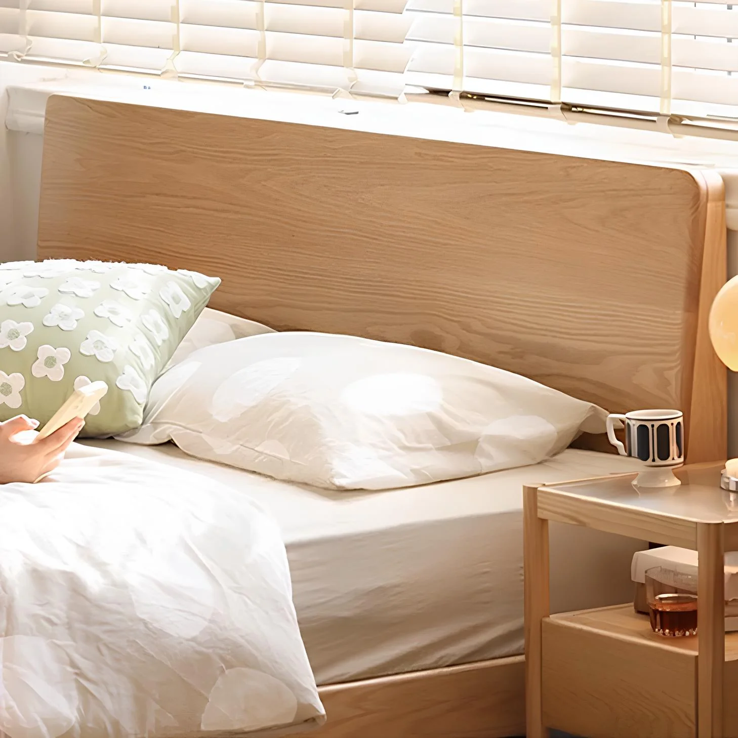 Oslo Natural Solid Oak Bed Frame - Image 4