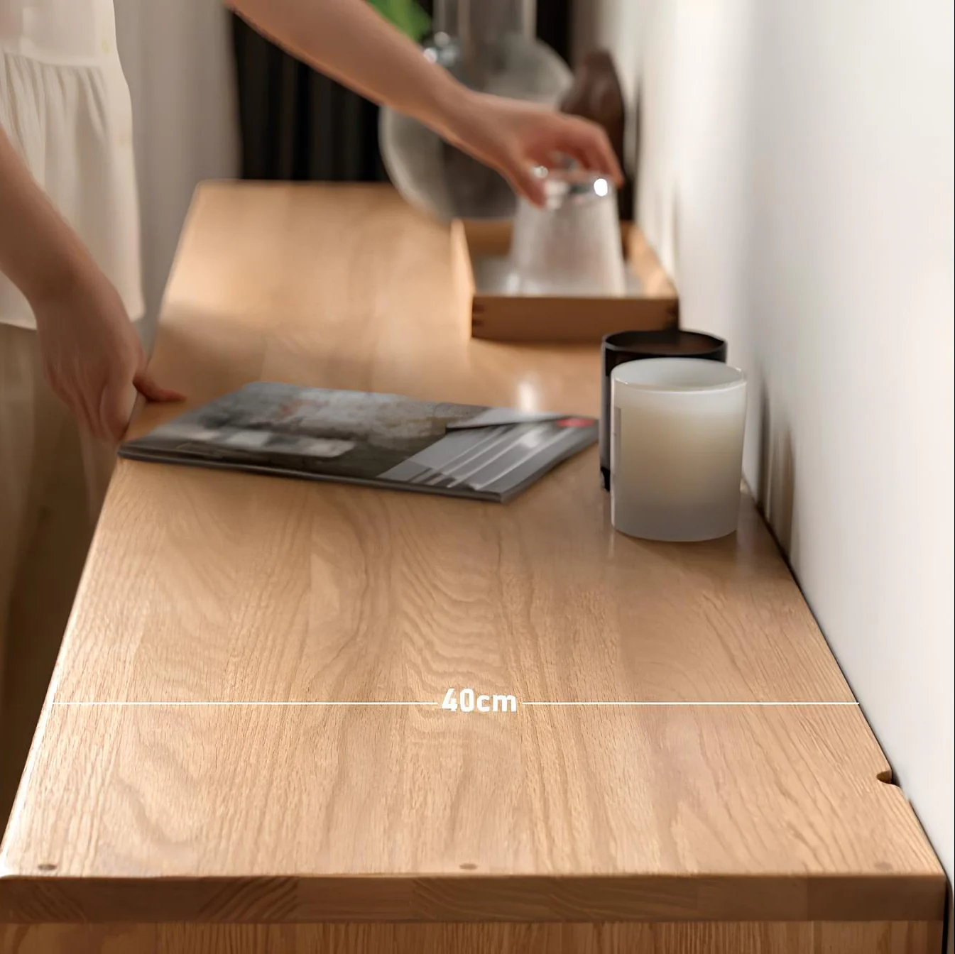 Oslo Natural Solid Oak Sideboard - Image 7