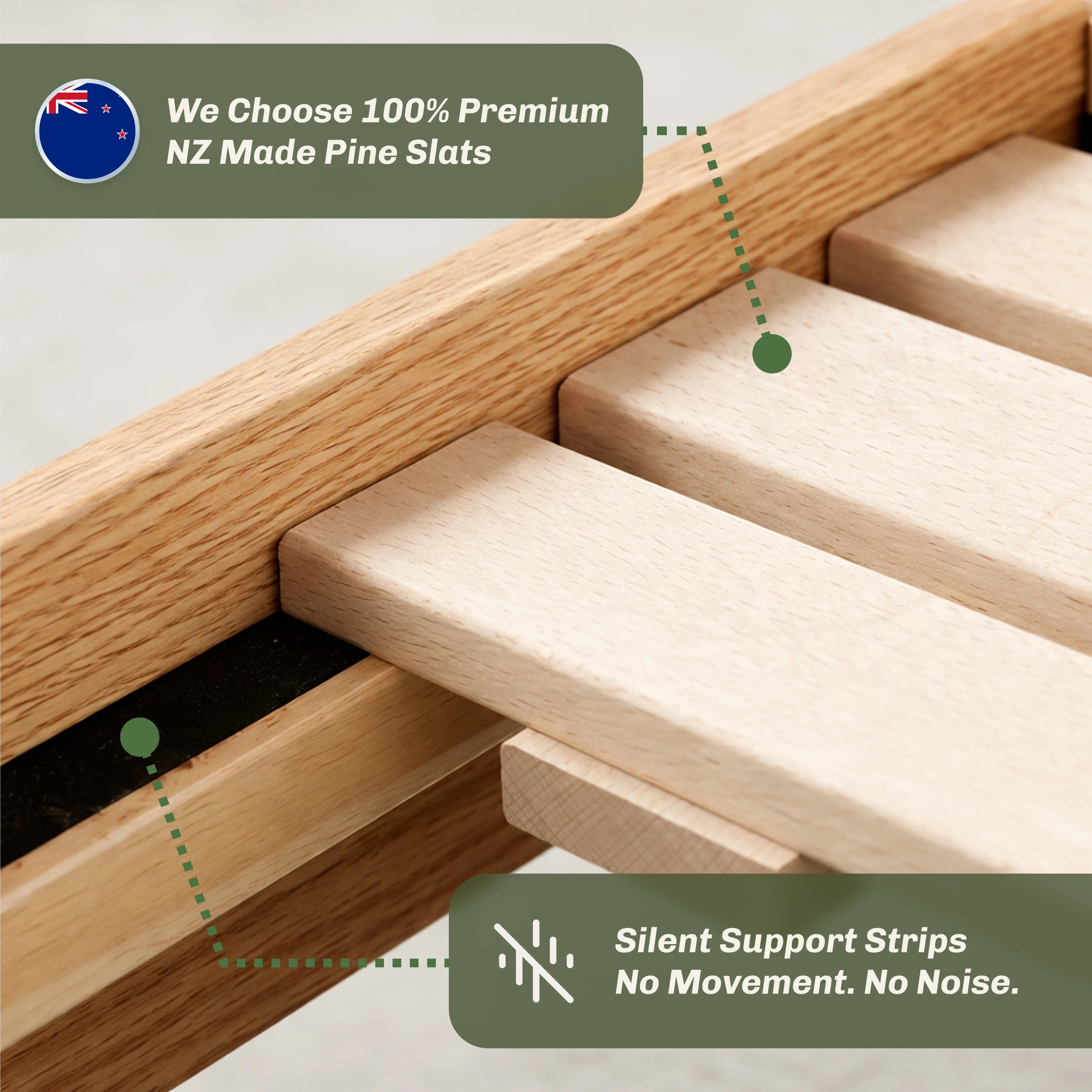Salos Natural Solid Oak Bed Frame - Image 7