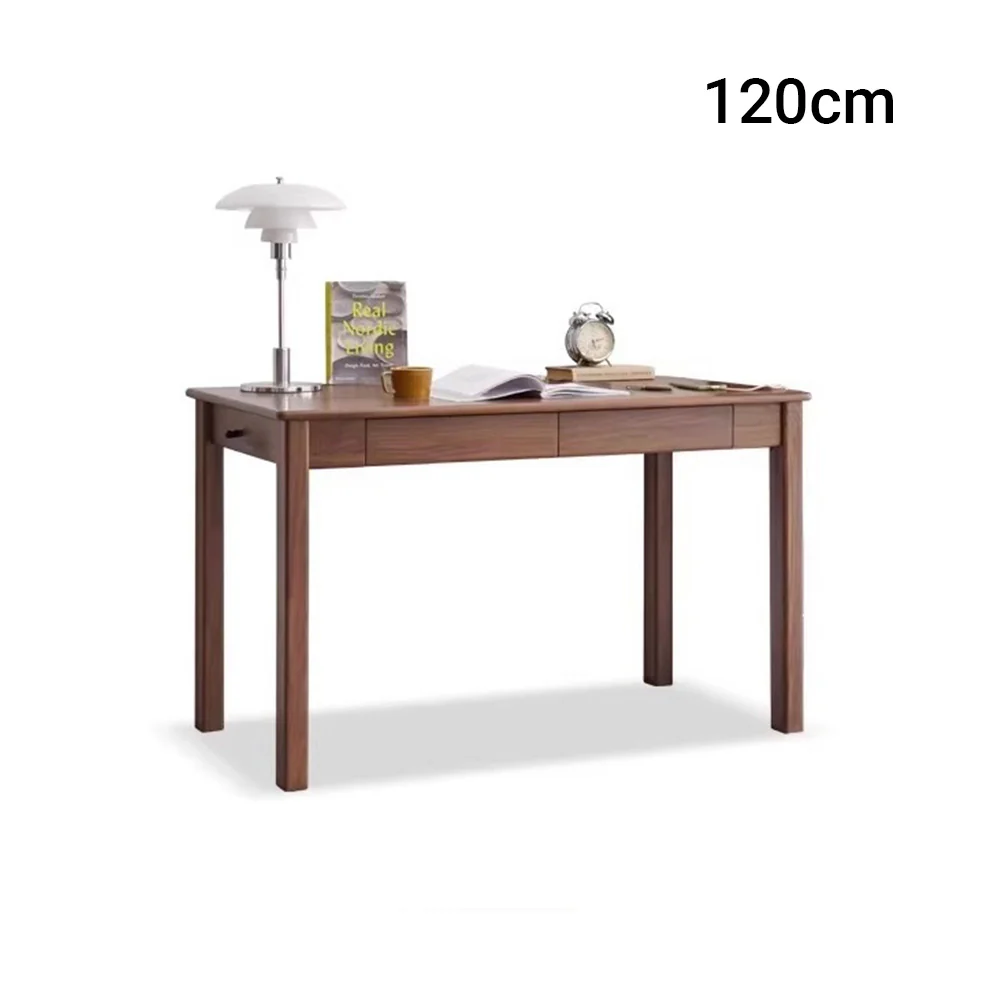 Rello Natural Solid Walnut Office Desk - Image 11