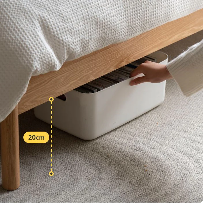 Salos Natural Solid Oak Bed Frame - Image 6