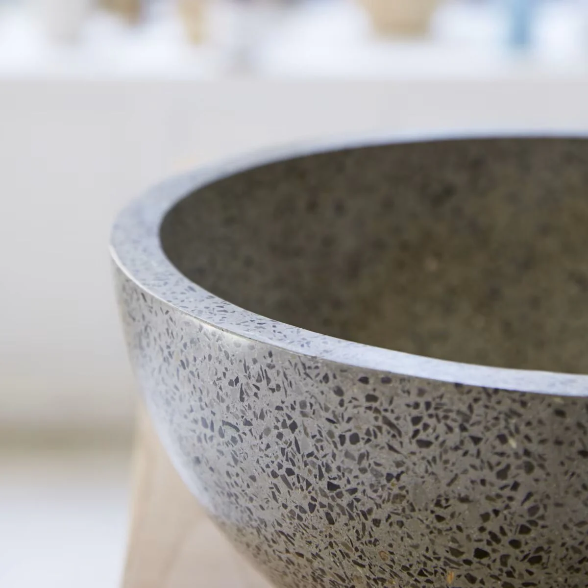 Talin Round Premium Terrazzo Basin - Image 3