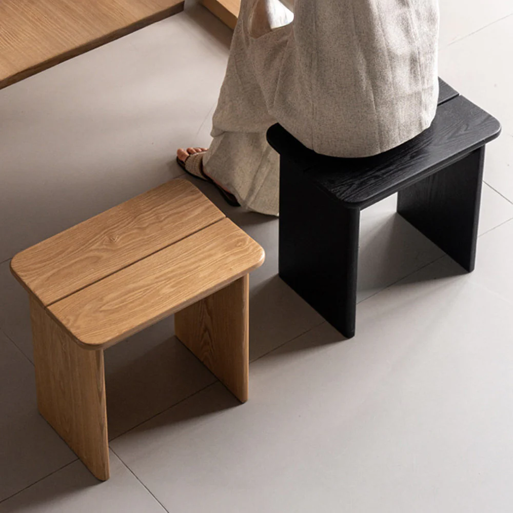 Vernio Solid Ash Stool - Image 7
